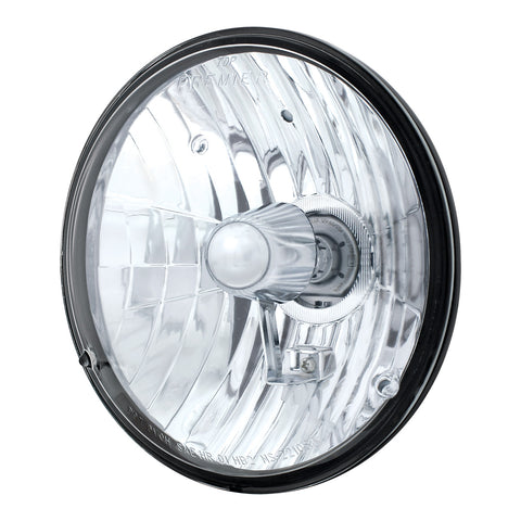 7" Crystal Headlight, Glass Lens