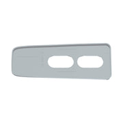 Chrome Window Switch Cover For 2008-2017 Freightliner Cascadia - Passenger - 2 Openings