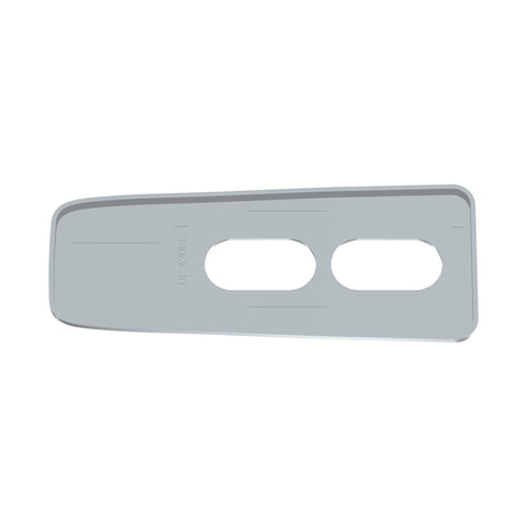 Chrome Window Switch Cover For 2008-2017 Freightliner Cascadia - Passenger - 2 Openings