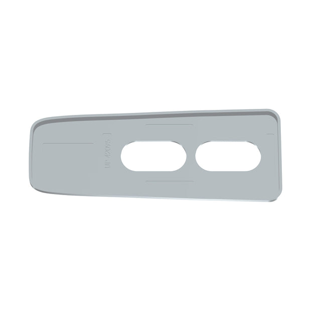 Chrome Window Switch Cover For 2008-2017 Freightliner Cascadia - Passenger - 2 Openings