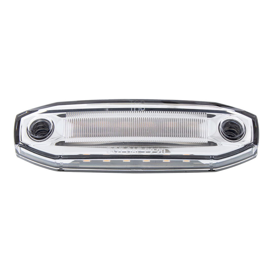 6 Amber LED Light (Clearance/Marker) With 6 Amber LED Side Ditch Light