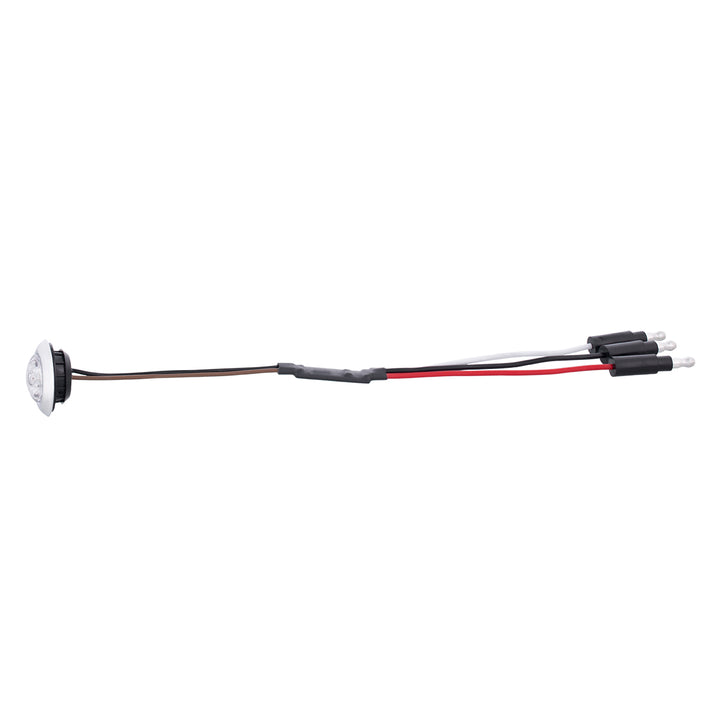 LED Dual Function ArcBlast 3/4" Mini Light (Clearance/Marker) - Red LED/Clear Lens