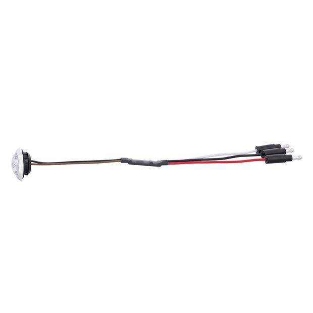 LED Dual Function ArcBlast 3/4" Mini Light (Clearance/Marker) - Red LED/Clear Lens