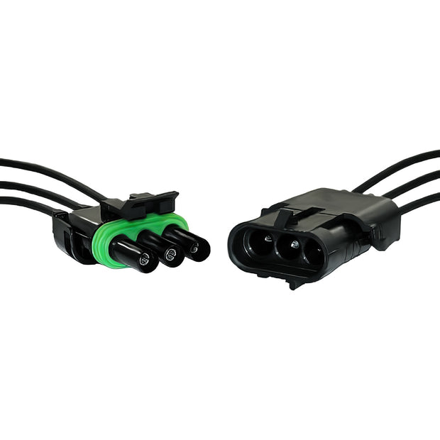 14 AWG Weather Pack Assembly M/FM Triple Cavity, 1 Set.