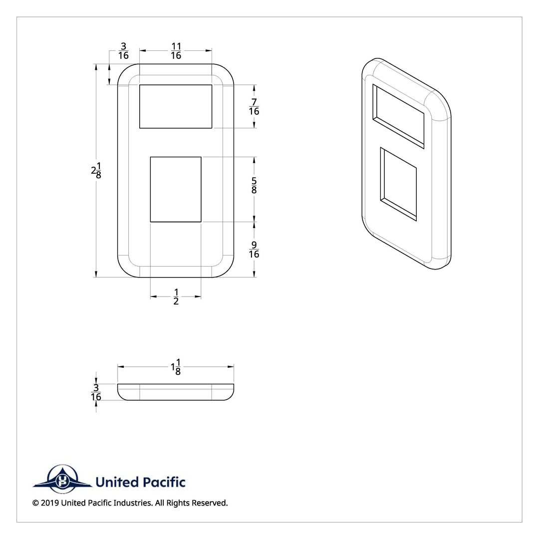 Chrome Plastic Switch Trim For 2001-2010 International 9900i/9400i/9200i - Panel Light