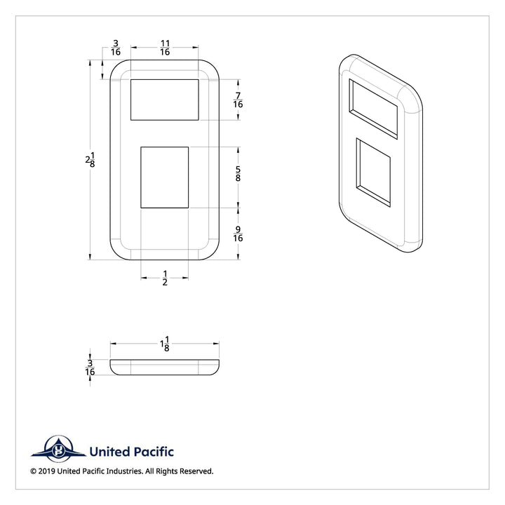 Chrome Plastic Switch Trim For 2001-2010 International 9900i/9400i/9200i - Panel Light