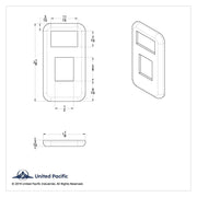Chrome Plastic Switch Trim For 2001-2010 International 9900i/9400i/9200i - Panel Light