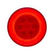 16 LED 4" Round Turbine Light (Stop, Turn & Tail) - Red LED/Red Lens