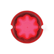 9 LED Dual Function GloLight Watermelon Cab/Auxiliary Light - Red LED/Red Lens