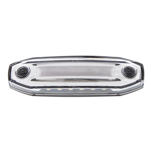 6 Red LED Light (Clearance/Marker) With 6 White LED Side Ditch Light