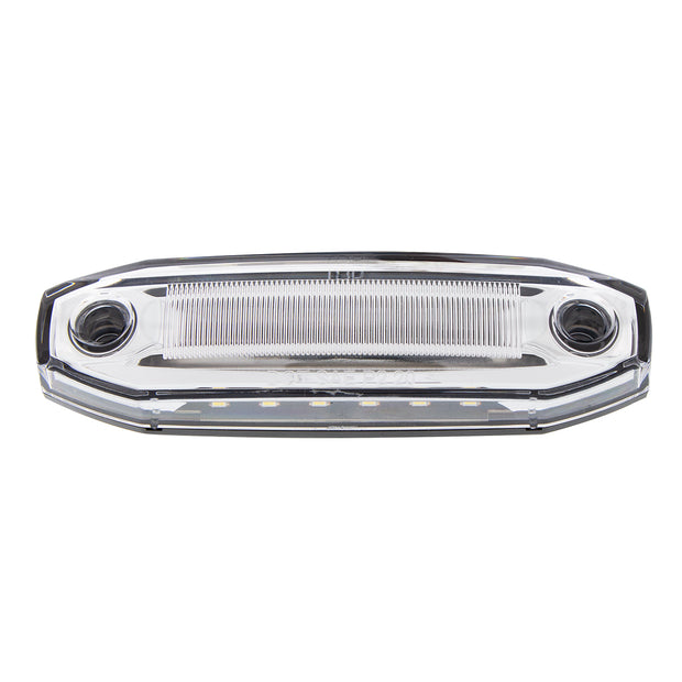 6 Red LED Light (Clearance/Marker) With 6 White LED Side Ditch Light