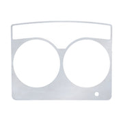 Stainless Speed/Tachometer Dash Panel Trim For 2006+ Kenworth W900, T800, & C500