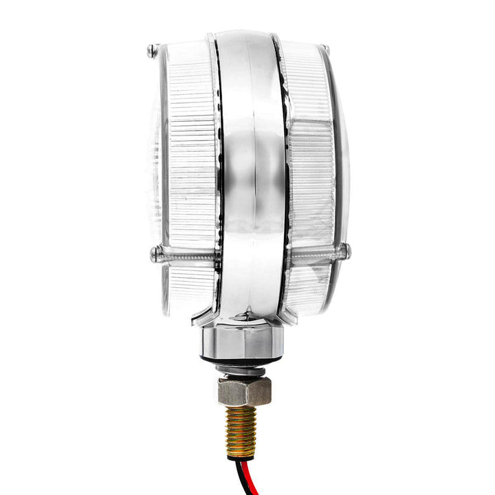 42 LED Reflector Double Face Competition Series Turn Signal Light-Amber &amp; Red LED/Clear Lens