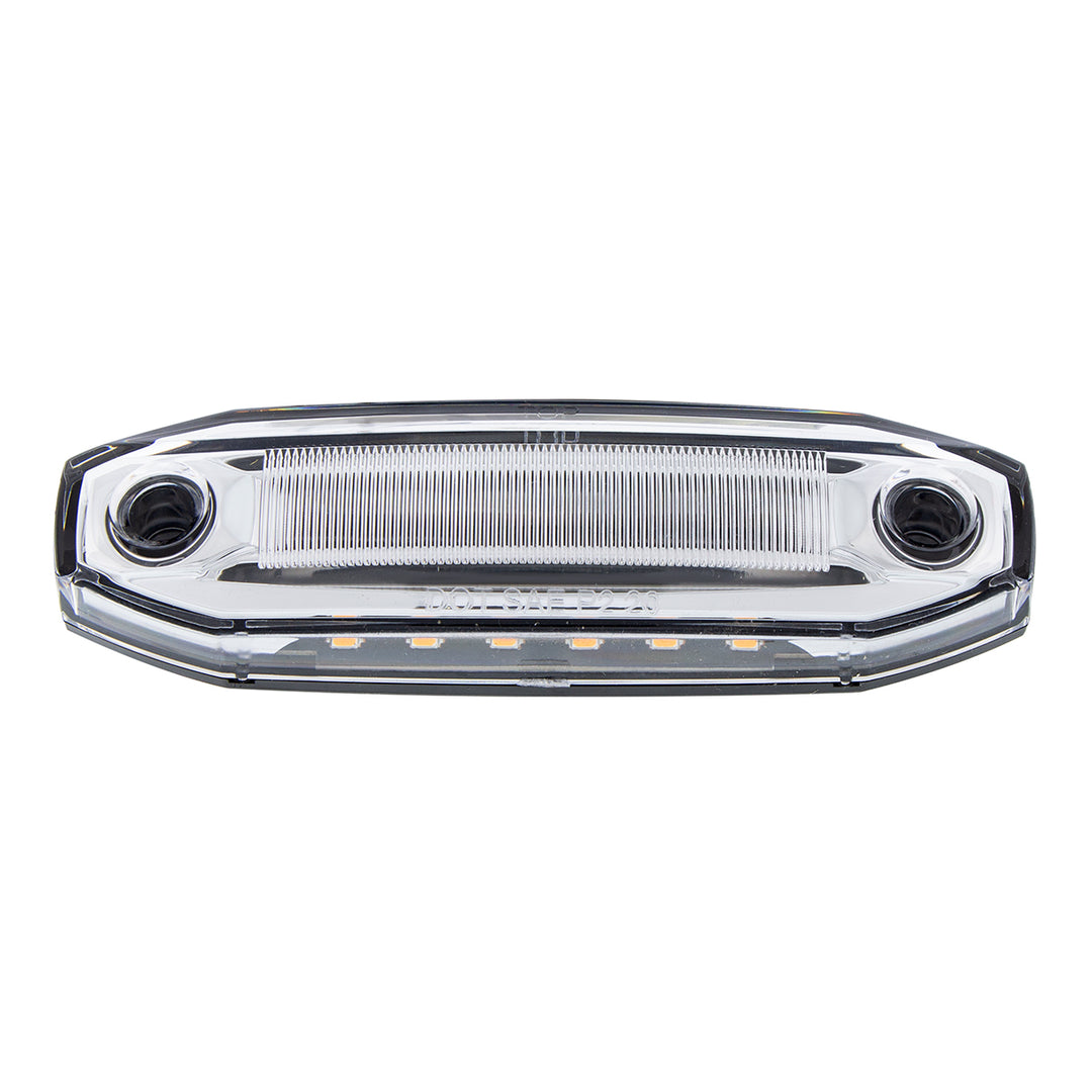 6 Red LED Light (Clearance/Marker) With 6 Amber LED Side Ditch Light