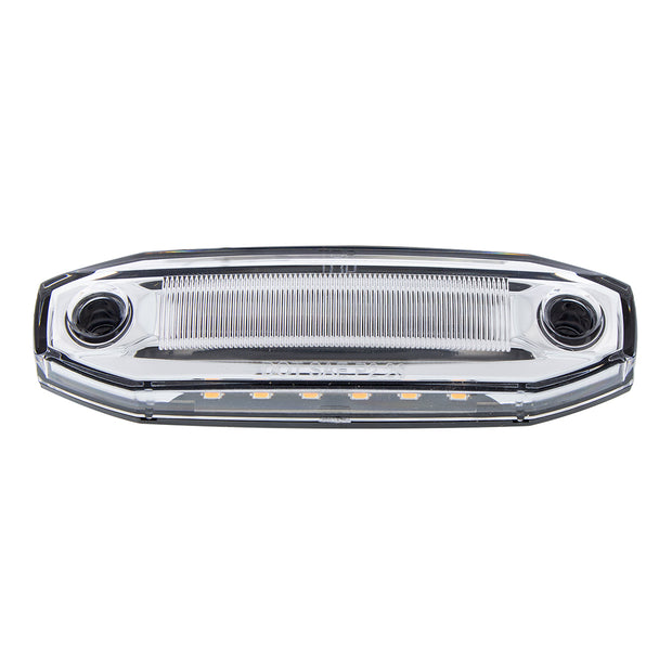 6 Red LED Light (Clearance/Marker) With 6 Amber LED Side Ditch Light