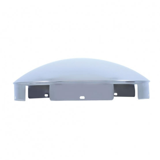 5 Even Notched Stainless Steel Dome Front Hubcap - 1" Lip