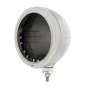Stainless Classic Style Embossed Stripe Headlight Housing