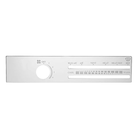 Freightliner Stainless A/C Control Plate