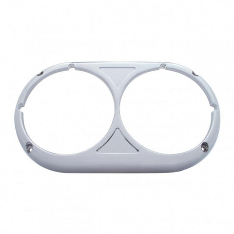 Chrome Plastic Headlight Bezel For 1967-1987 Peterbilt 359 - Original Style