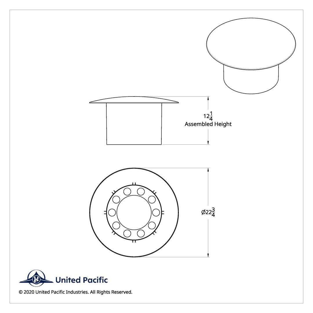 Aero Full-Moon Rear Axle Cover Kit - Chrome