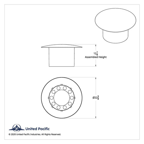 Aero Full-Moon Rear Axle Cover Kit - Chrome