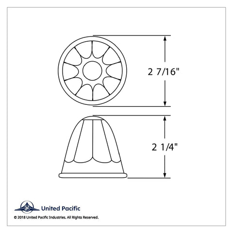 11 LED Watermelon Light - Amber LED/Clear Lens