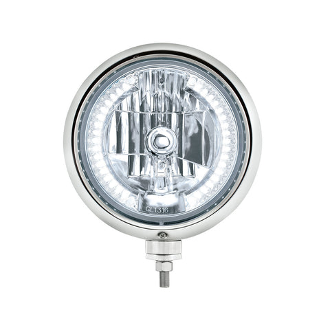 Black Guide 682-C Style Headlight H4 Bulb With 34 White LED