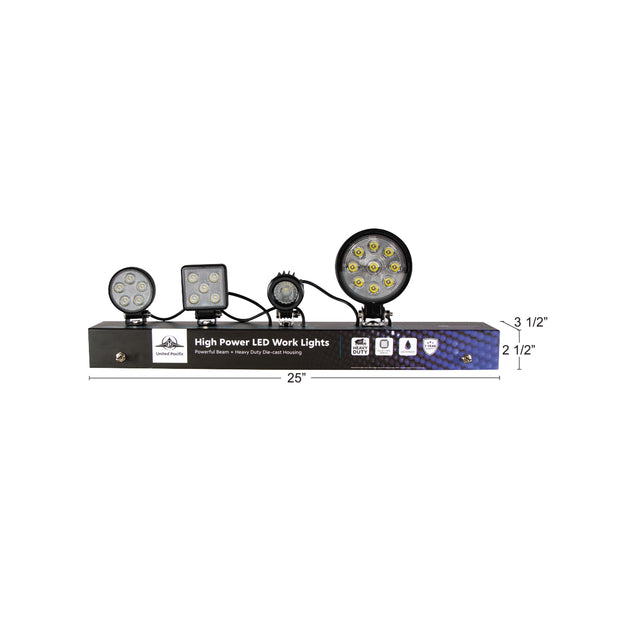 United Pacific Work Light Display With 36461, 36462, 36506, 36965
