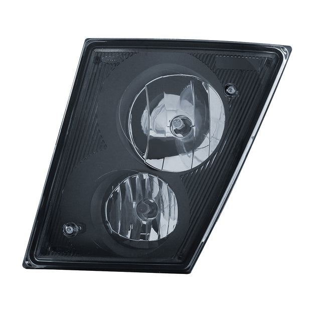 Black Fog/Driving Light Assembly For 2003-2017 Volvo VN/VNL - Driver