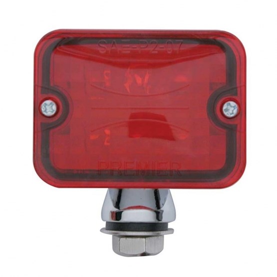 6 LED Medium Rod Light - Red LED/Red Lens