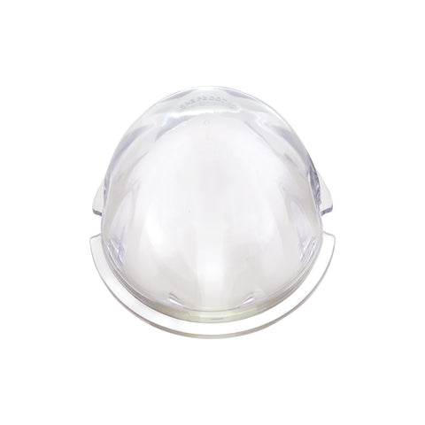 9 LED Dual Function GloLight Watermelon Cab/Auxiliary Light - Amber LED/Clear Lens