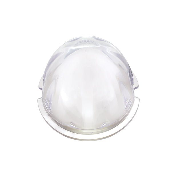 9 LED Dual Function GloLight Watermelon Cab/Auxiliary Light - Amber LED/Clear Lens