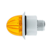 2 LED Dual Function 3/4" Mini Watermelon Light (Clearance/Marker) - Amber LED/Amber Lens