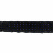 18" Perforated Leather Steering Wheel Cover - Blue