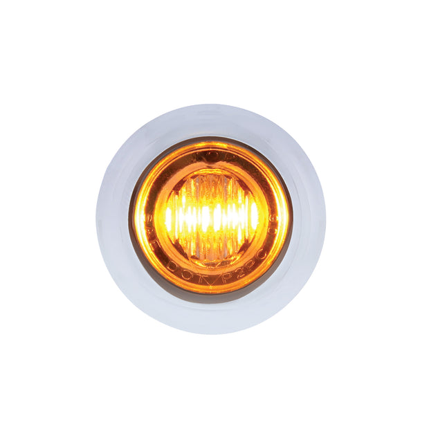 3 LED 3/4" Mini Double Fury Light (Clearance/Marker) - Amber LED/Red LED
