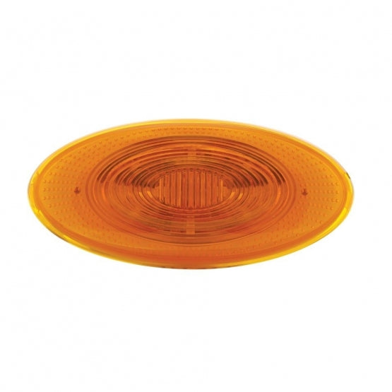 10 LED Fender Parking &amp; Turn Signal Light For Peterbilt 386 (2006-2014) &amp; 387 (2006-2010)-Amber LED/Amber Lens