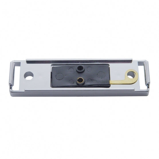 Rectangular Light Kit (Clearance/Marker) With Chrome Bracket - Amber Lens