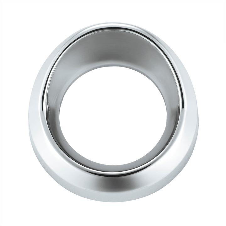 Chrome Plastic Small Gauge Bezel With Visor United Pacific 20551