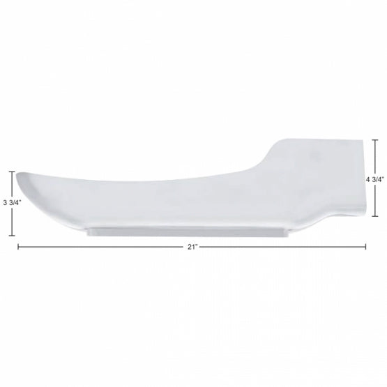 19 Amber LED Front Fender Cover For Peterbilt 388 (2008-2015) &amp; 389 (2008-2023)-Clear Lens - Passenger