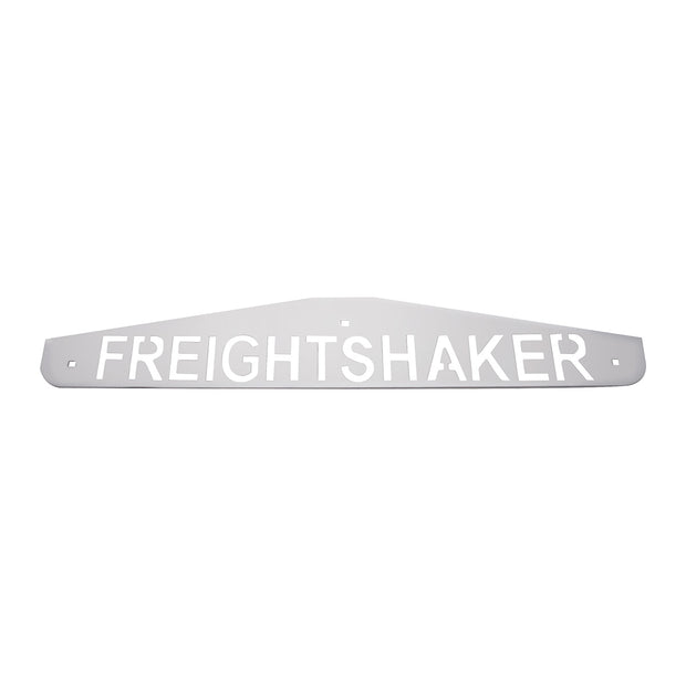 4" X 24" Chrome Freightshaker Bottom Mud Flap Plate - Bolt Thru