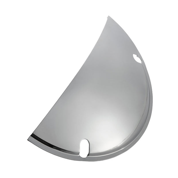 Stainless Steel Half-Moon Shield For 7" Headlight (Pair)