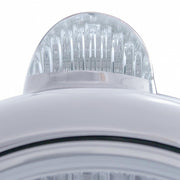 Chrome Guide 682-C Style Headlight 6014 & LED Turn Signal - Clear Lens