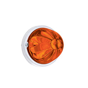 Glass Watermelon Light Kit With LED Light-Amber LED/Dark Amber Lens