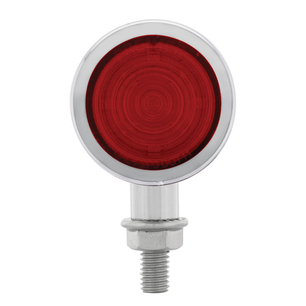 9 LED Dual Function Mini Bullet Light - Red LED/Red Lens