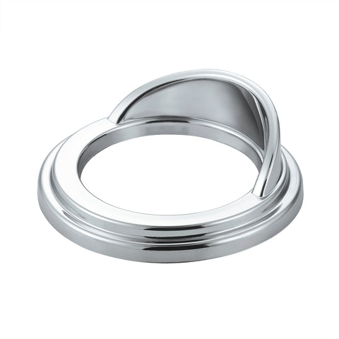 Chrome Small Gauge Bezel With Visor For Freightliner