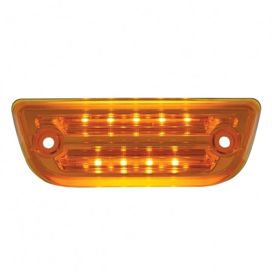 9 LED Cab Light For Peterbilt 579 &amp; Kenworth T680/T770/T880- Amber LED/Amber Lens