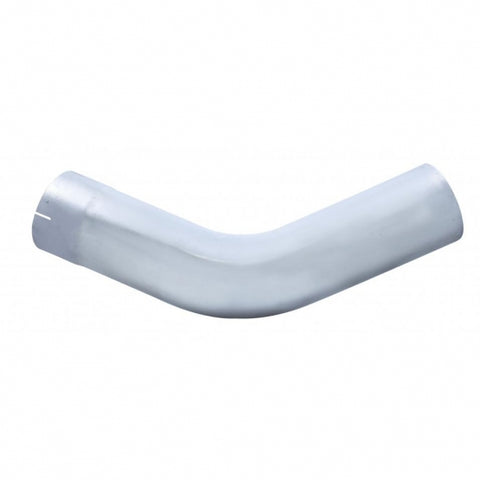 Aluminized 45 Degree Exhaust Expanded Elbow, 6" I.D. To 6" O.D. - 15" X 15"