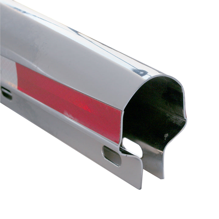 30" Stainless Steel Heavy Duty Mud Flap Hangers With Reflector - 2" Bolt Pattern (Pair)