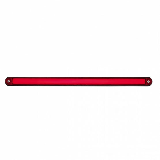 24 LED 12" GloLight Bar With Black Housing - Red LED/Red Lens