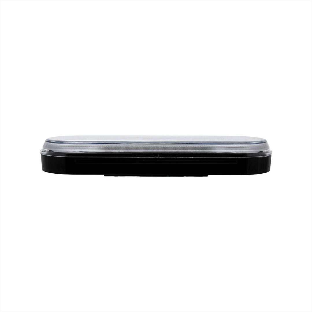 22 LED 6" Oval Abyss Light (Turn Signal) - Amber LED/Clear Lens
